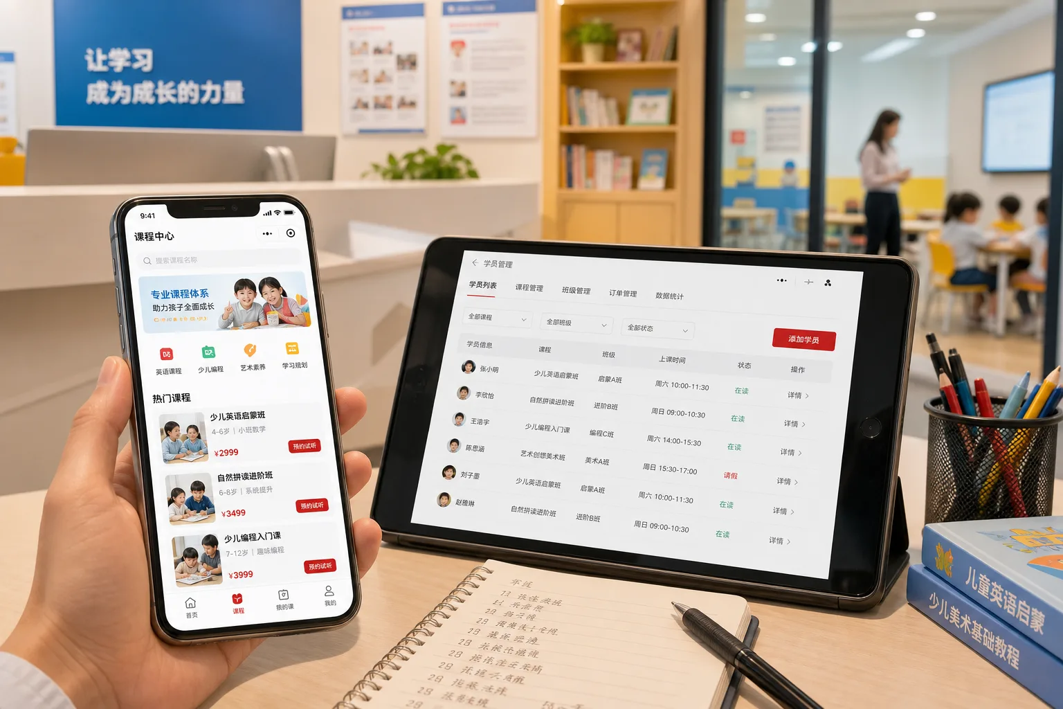 教育培训小程序场景图