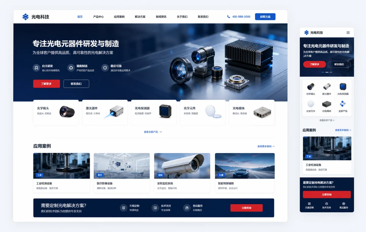 企业官网建设客户网站成品