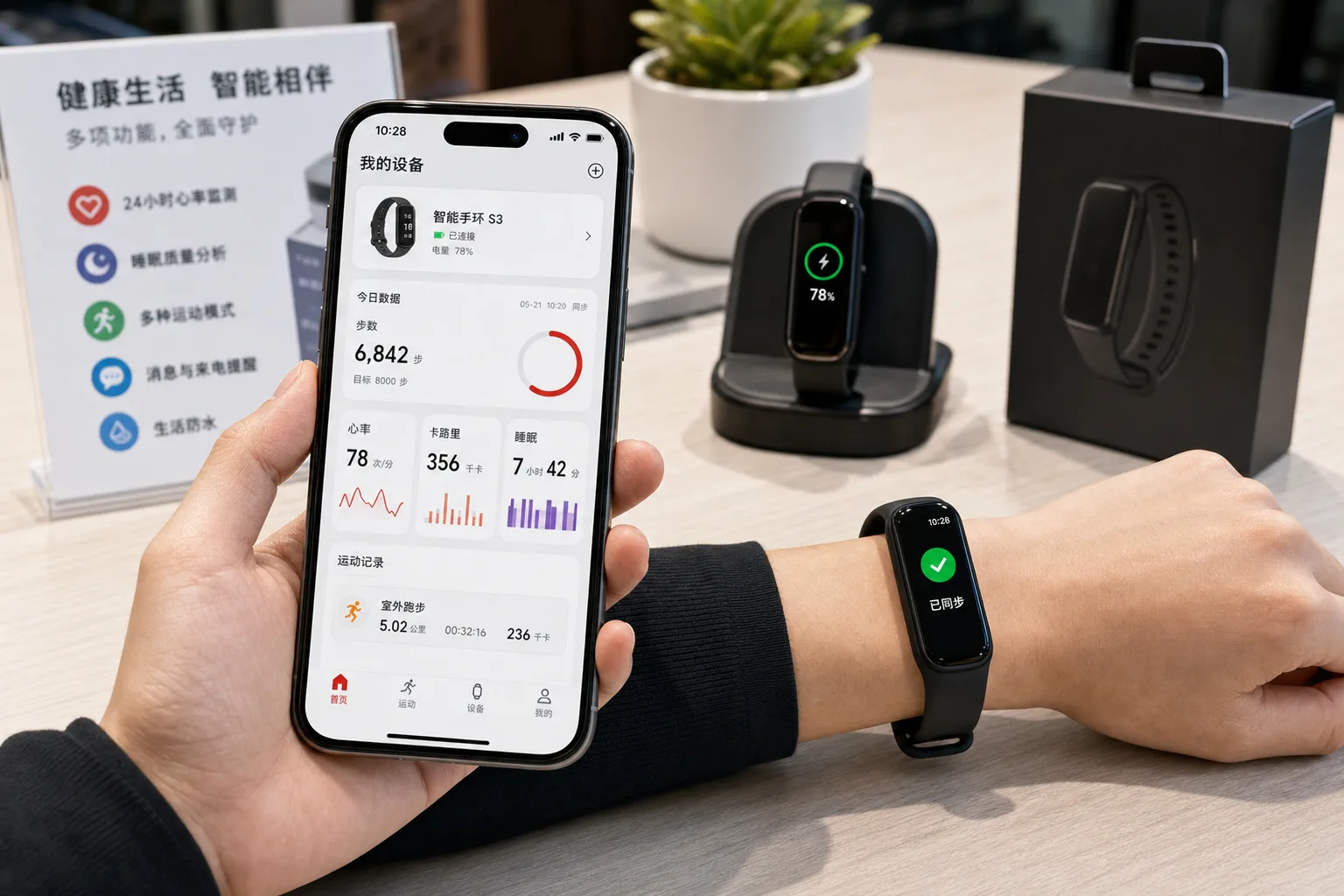 智能手环小程序 / APP场景图