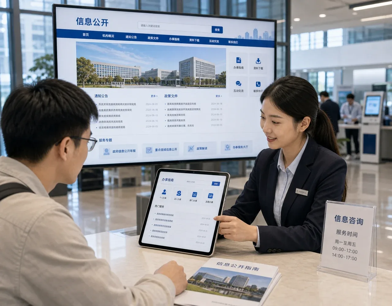 政企事业单位信息公开网站成品