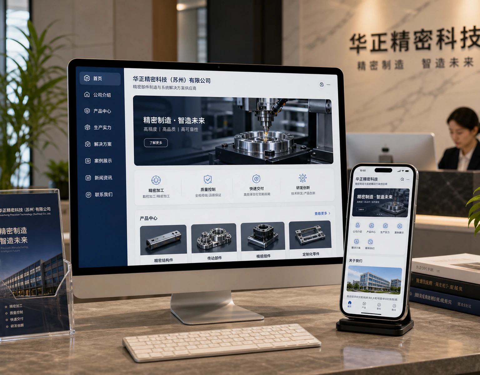 企业展示小程序品牌与产品展示