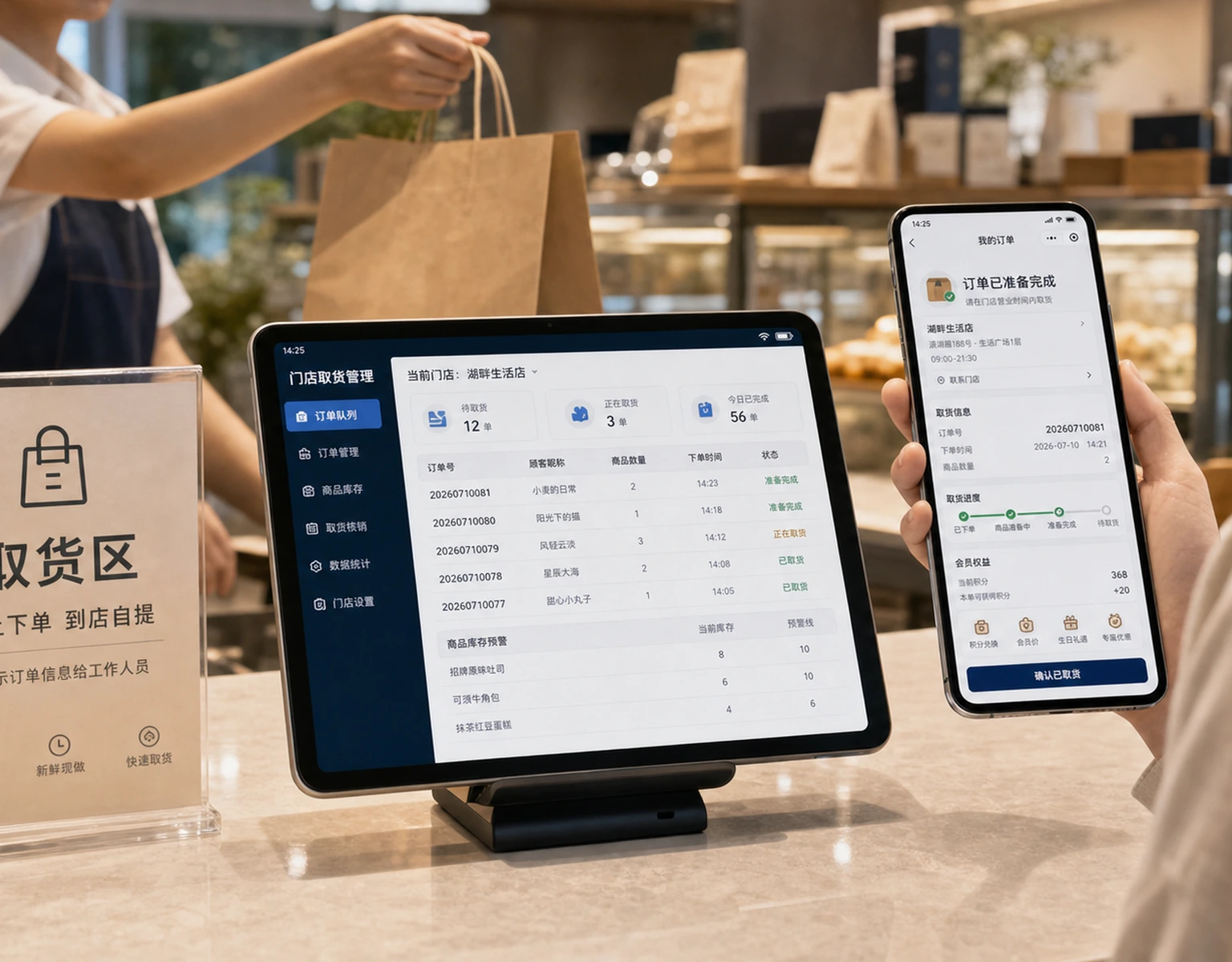 O2O小程序到店自提服务展示